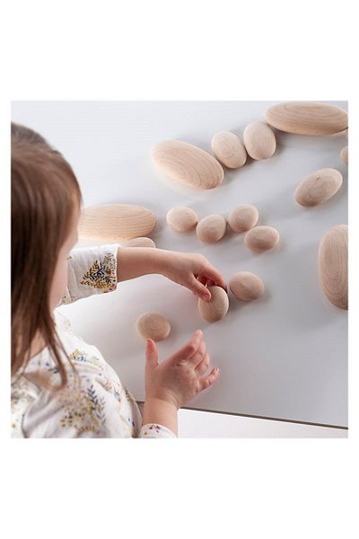 Guidecraft River Stones Joc De Stivuit Cu Carduri,