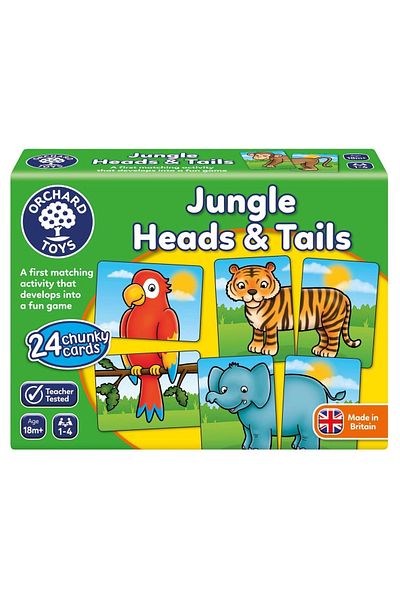 Orchard Toys Joc educativ Jungla - Jungle Heads & Tails