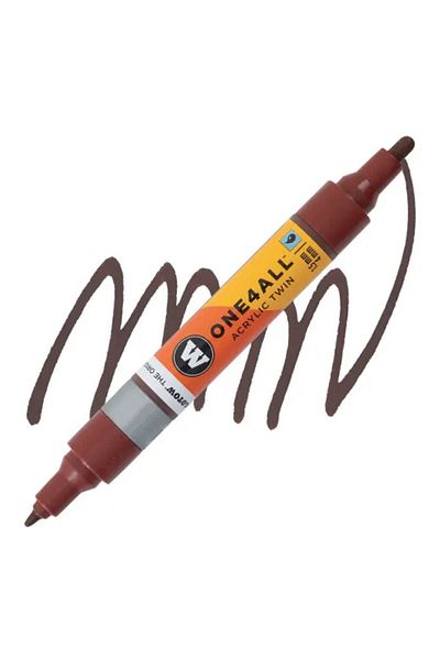 Molotow Acrylic Paint Marker, Dual Tip 1.5 And 4 Mm, One4all, Twin Pumpmarkers, 48 ​​Colors