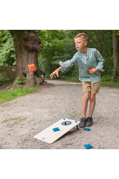 BS Toys Joc De Aruncare, Cu Saculeti De Nisip, Corn Hole, 61 X 31 X 3 Cm