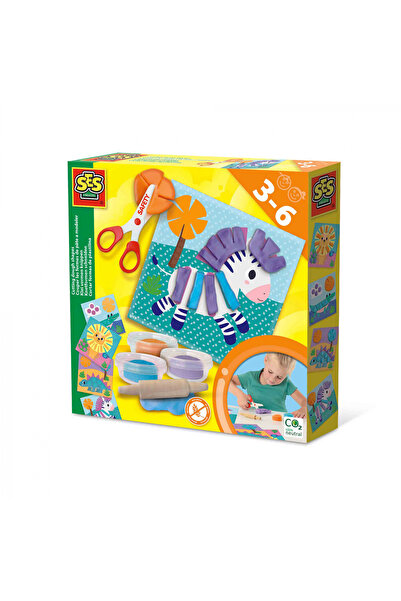 SES Creative Δημιουργικό Παιδικό Σετ - Κόψτε και Δημιουργήστε Ζωάκια από Πλασ...