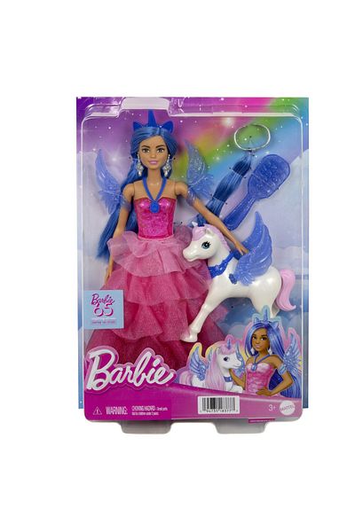 mattel Barbie Barbie Doll With Unicorn