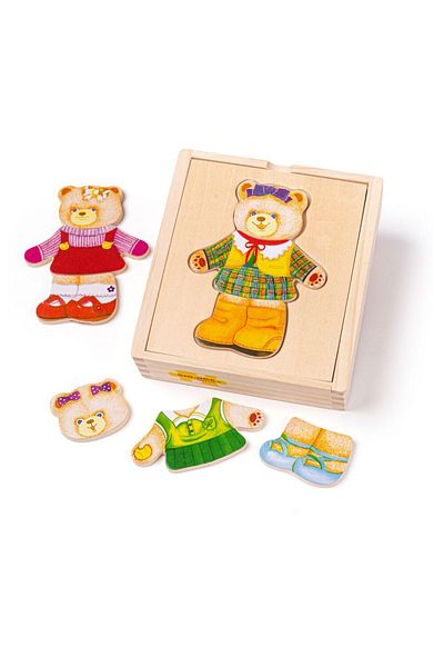 BIGJIGS Toys Joc De Potrivire - Doamna Urs