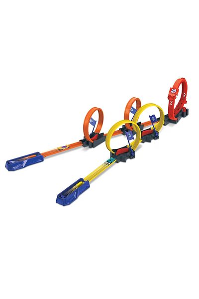 mattel Hot Wheels Action Double Loop Track