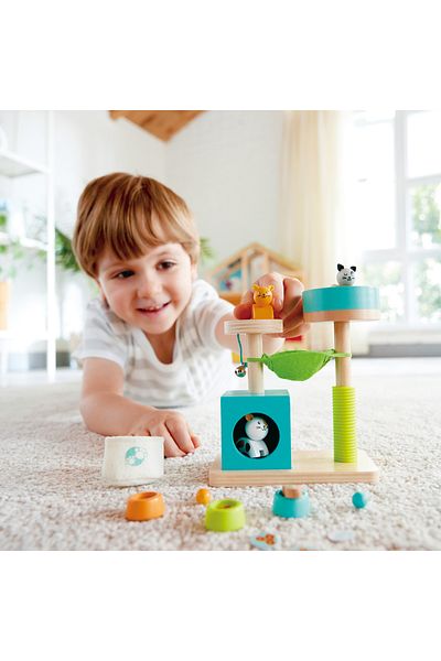 Hape Wooden Toy For Children - Kitty Haven Playset