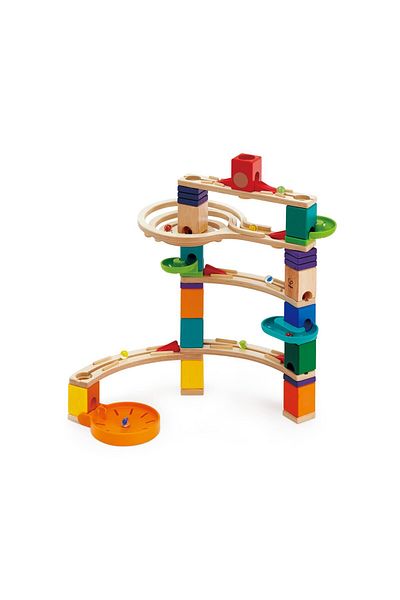Hape Quadrilla Children's Toy - Ball Circuit - Suspense (94 PIECES)