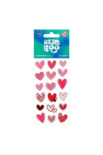 Micostore Heart Stickers, Valentine's Day, Love Stickers, Stickers For Creative Activities For Children