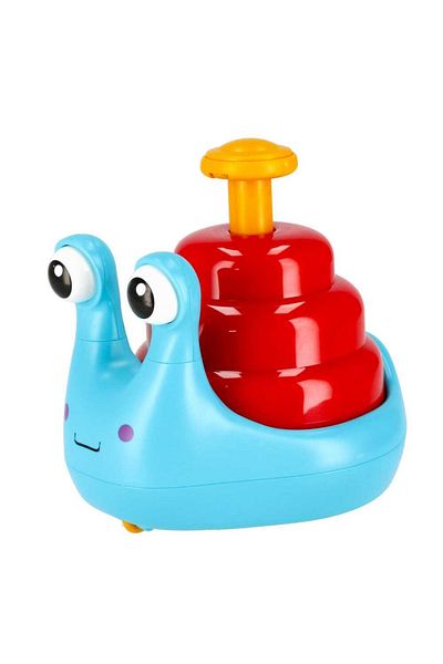 Micostore Interactive Toy, Snail on Wheels, Push & Go, For Babies, 9 Months