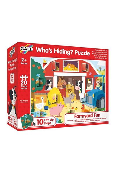 Galt Puzzle s překvapeními - Zábava na farmě (20 DÍLŮ)
