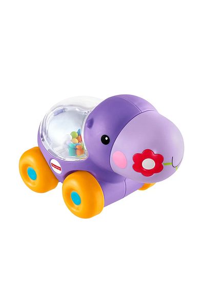 mattel Fisher Price Push and Go Hippo Toy