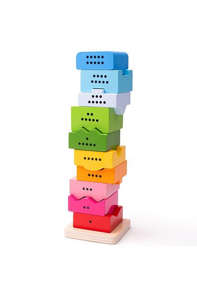 BIGJIGS Toys Wooden Turnstile With Numbers