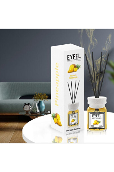 Eyfel Odorizant de cameră cu bețișoare, ananas, 120 ml