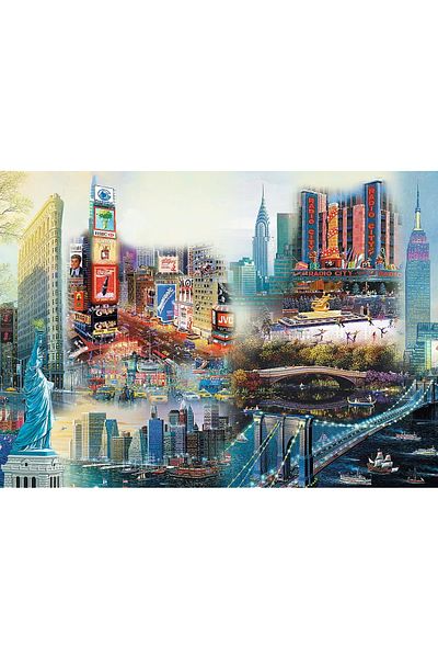 Trefl Puzzle Din Lemn 1000 Piese New York
