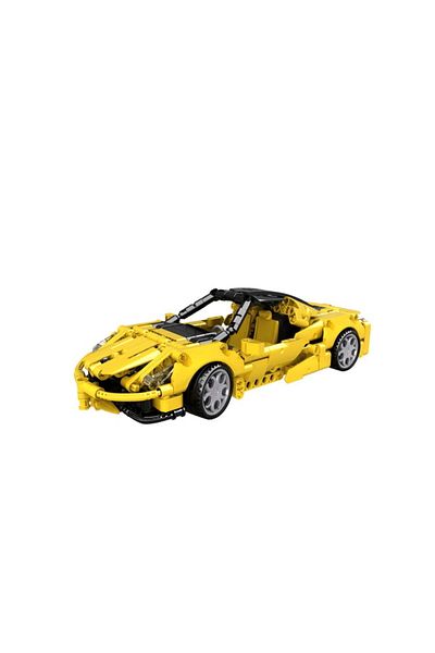 OEM Lego Technic Yellow Sports Car Construction Toy (414 PIECES)