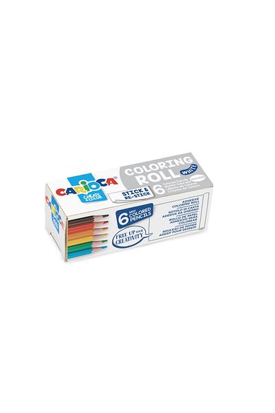 CARIOCA Coloring Roll, With Glue And Pencils Included, 85 X 10 Cm, Mini Coloring Roll , 3 Models