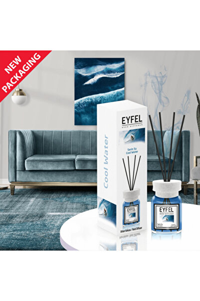 Eyfel Odorizant de cameră cu bețișoare, Ocean, 120 ml