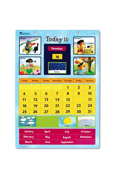 Learning Resources Calendar Educativ Magnetic