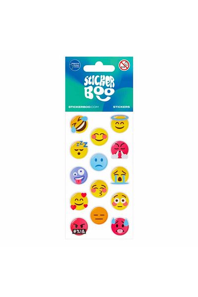 Micostore Stickere Smiley Faces, Fete Zambitoare, Abtibilduri Pentru Activitati Creative