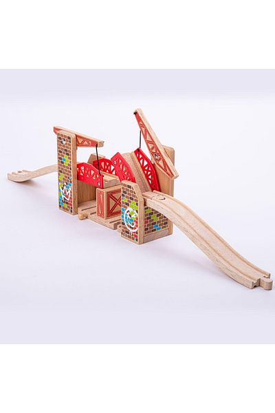 BigJigs Wooden drawbridge - Graffiti