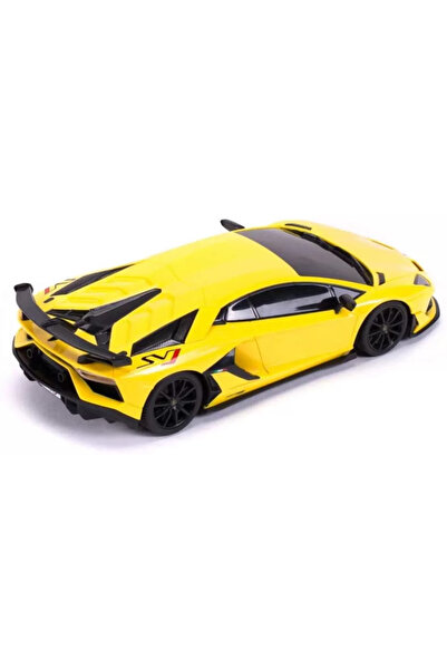 Rastar Lamborghini Aventador Svj Yellow Remote Control Car 1:24 Scale