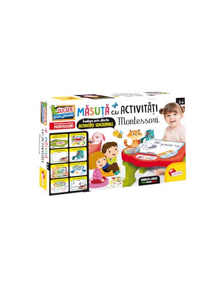 Lisciani Montessori Activity Table, In Romanian