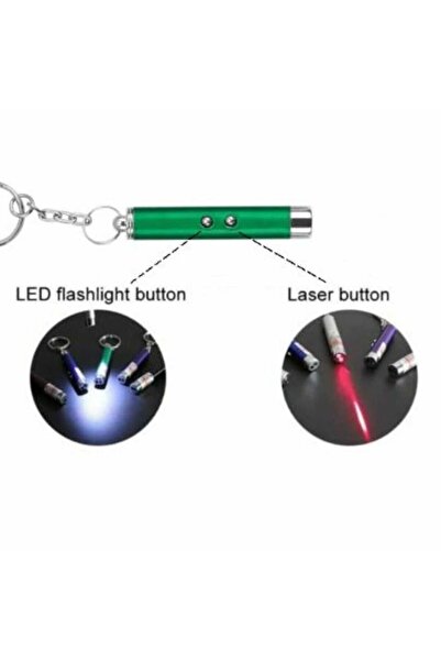 Micostore Laser For Cats, Led Keychain, Multicolor, 3 In 1 Toy