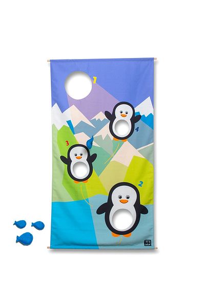 BS Toys Hraneste Pinguinii! Joc De Aruncat La Tinta