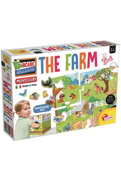 Lisciani Joc Tactil Montessori - Ferma