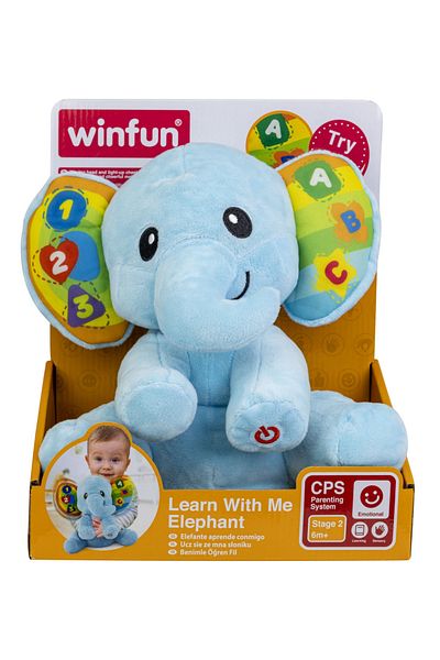 WINFUN The Little Elephant Learns With Me For Babies,