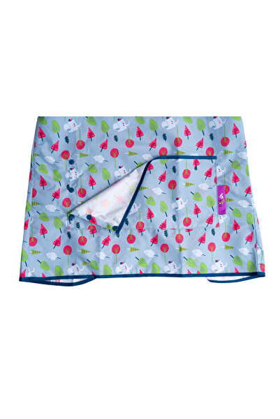 Tidy Tot Μακριά Σαλιάρα με Τσέπη - Πολύχρωμα Δέντρα