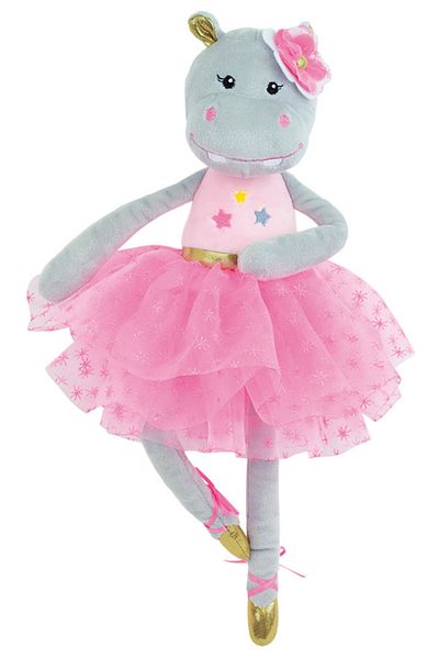 Jemını Jemini Musical Plush Toy 40cm Ballerina Hippo