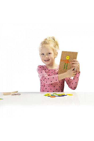 SES Creative Children's construction set - Skill toy with hammer and nails - Hammer Tic Fantasy
