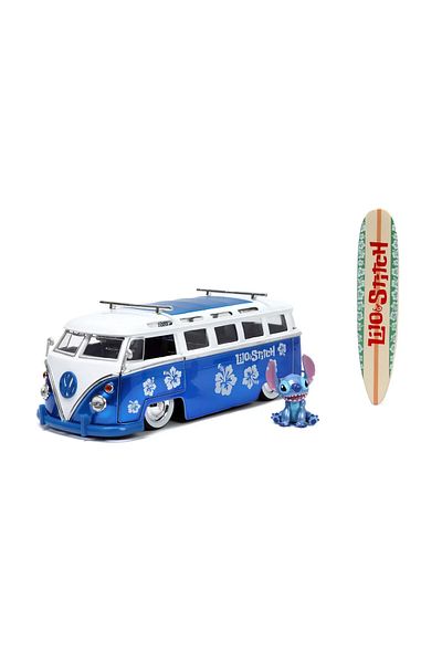 Simba Jada Autobuz Metalic Si Figurina Stitch Scara 1:24