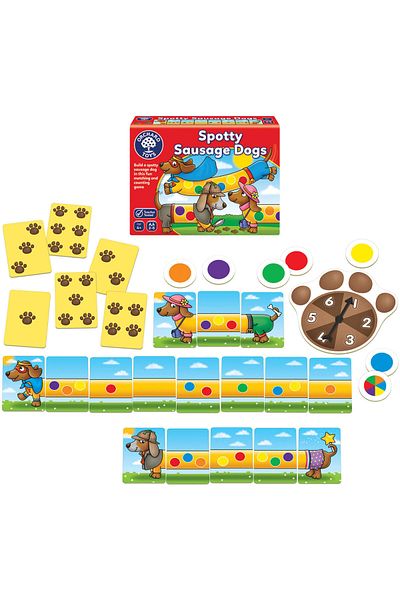 Orchard Toys Orchard Spotty Sausage Dogs - Double Color Pajama Set