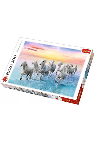Trefl Puzzle 500 cválajících bílých koní