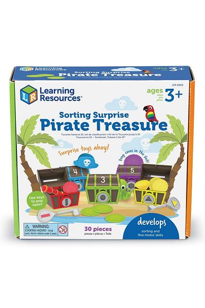 Learning Resources Joc de sortare - Comoara piratilor