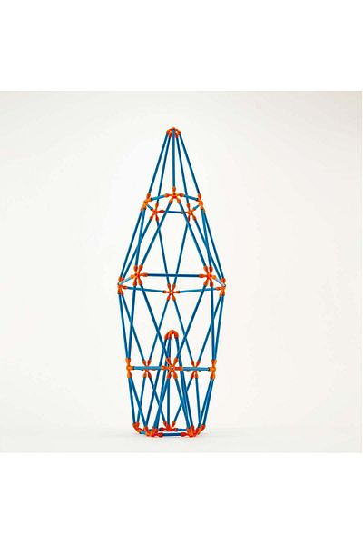 Hape Flexistix Bamboo Toy - Multi-tower Kit (132 PIECES)