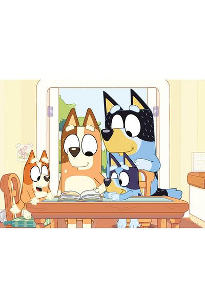Lisciani Coloring Puzzle - Bluey (24 PIECES)