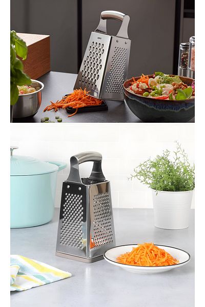 Transformacion 4 Sided Grater Kitchen Hand Grater - 304 Stainless Steel