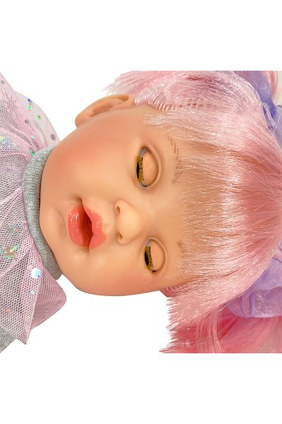 OEM Păpușa Nines D'onil, Alex Star, cu păr roz, ambalată într-o cutie, cu parfum de vanilie, 40 cm