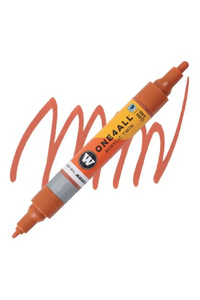 Molotow Acrylic Paint Marker, Dual Tip 1.5 And 4 Mm, One4all, Twin Pumpmarkers, 48 ​​Colors