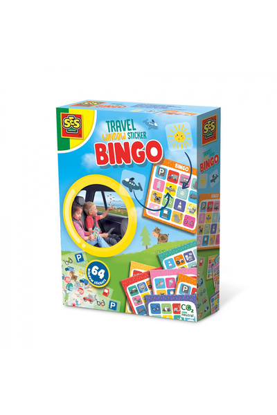 SES Creative Kids Bingo Game with Stickers - Travel Set