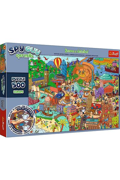 Trefl Puzzle 500: Špion ztracených předmětů v Evropě