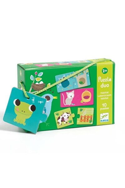 djeco Дуо пъзел - Duo Habitat