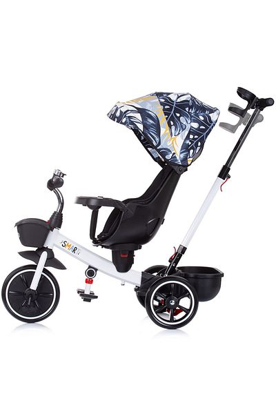 Chipolino Smart Tricycle With Reversible Seat Black White