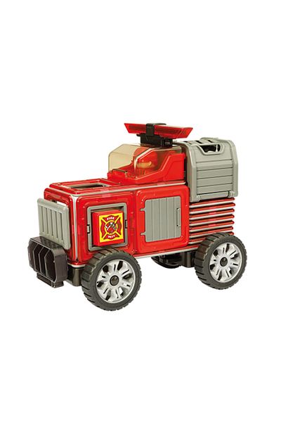 Clicstoys Set Magnetic Magformers Uimitorul Set Cu Vehicule De Interventie