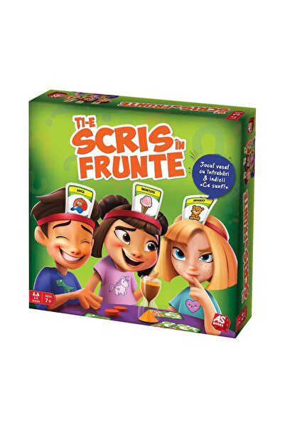 As Образователна настолна игра „Написано е на челото ти!“, за деца от 6 години