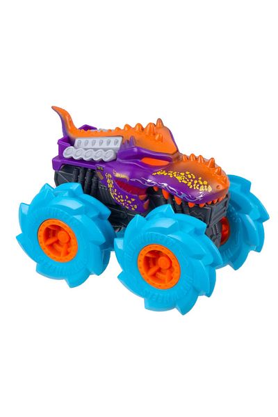 mattel Hot Wheels Monster Truck Twister Tredz Mega Wrex Blue Scale 1:43