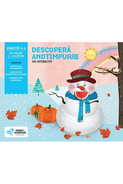 Chalk and Chuckles Interactive Game - Discover the Seasons