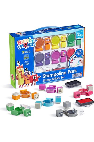 Hand2Mind Set Activitati Cu Stampile - Numberblocks